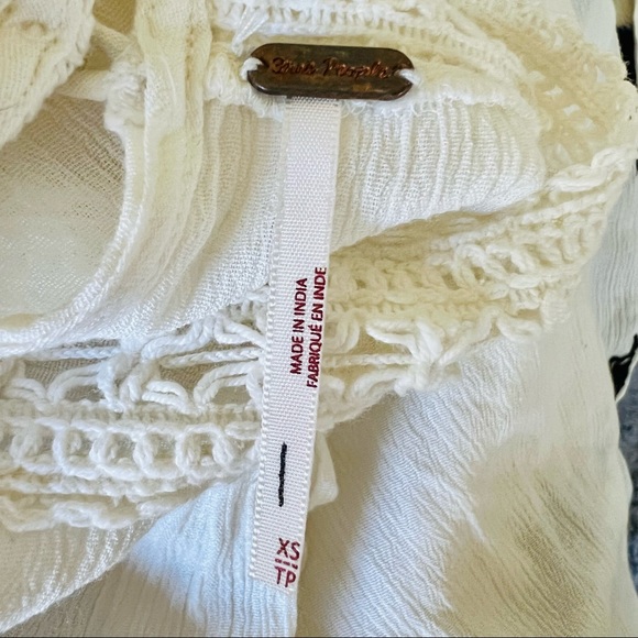 Free People Embroidered Blouse - Picture 16 of 16